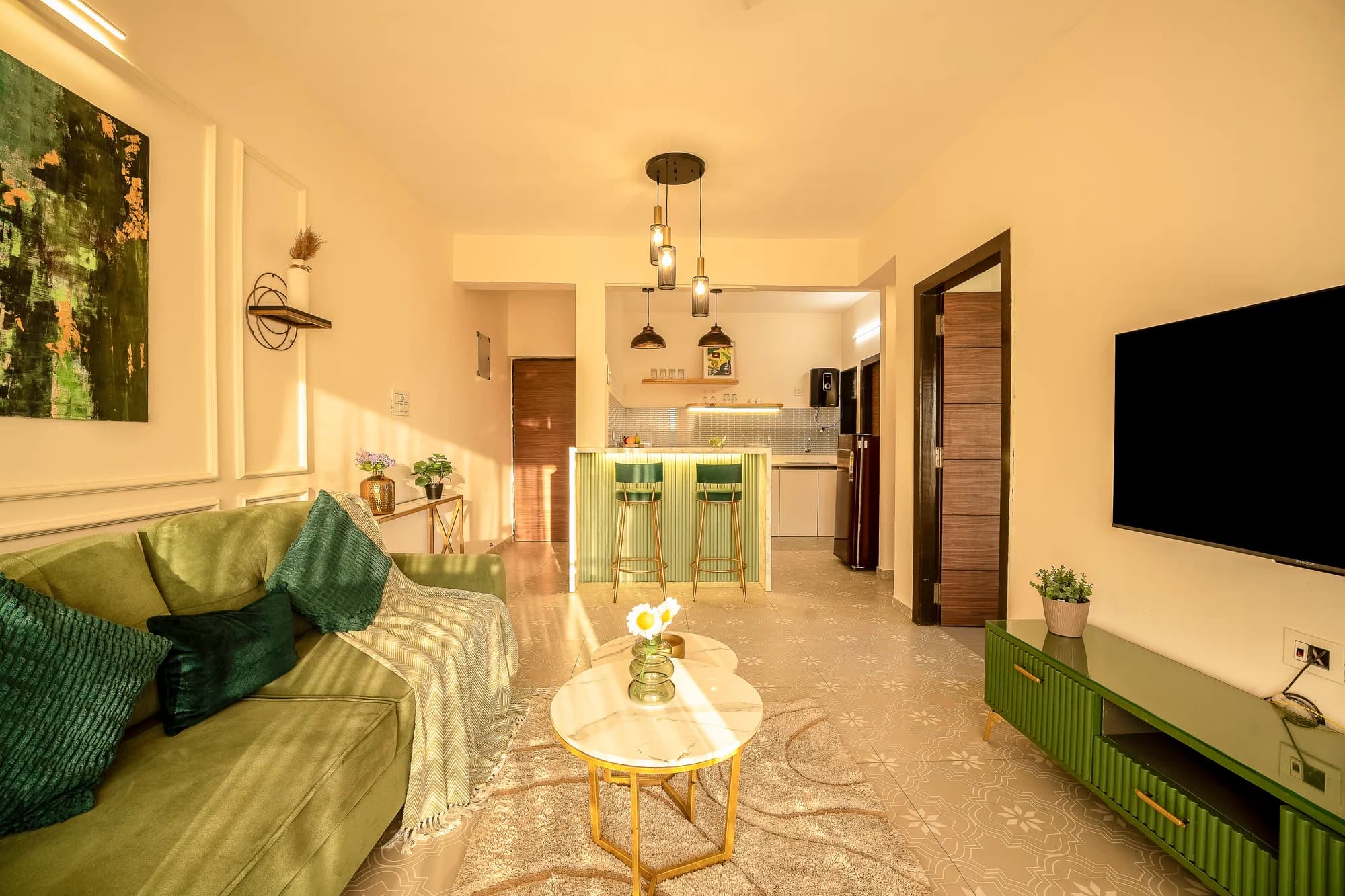 Green Goose | 1BHK | Nr. Beach by @thekiwistays photo 26