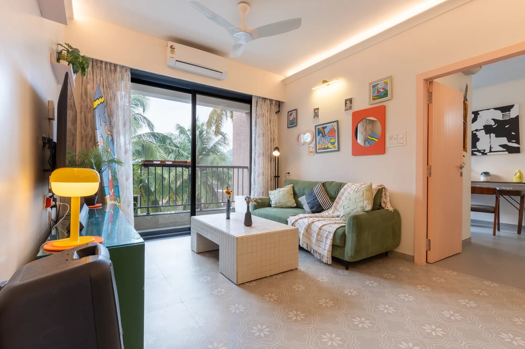 2BHK | Zero Airbnb Fee | Candy Shop | Beach | Baga photo 5