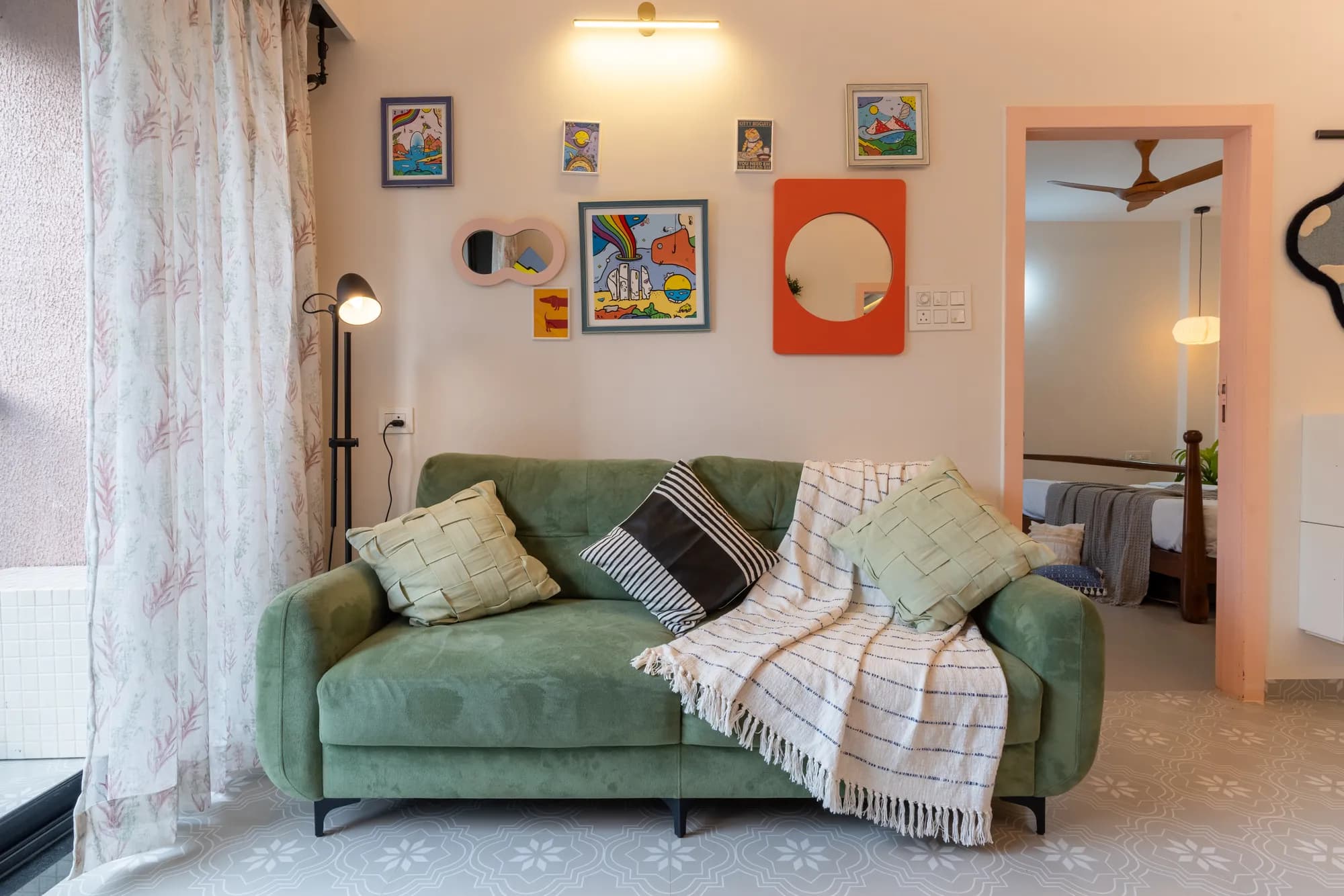 2BHK | Zero Airbnb Fee | Candy Shop | Beach | Baga photo 24