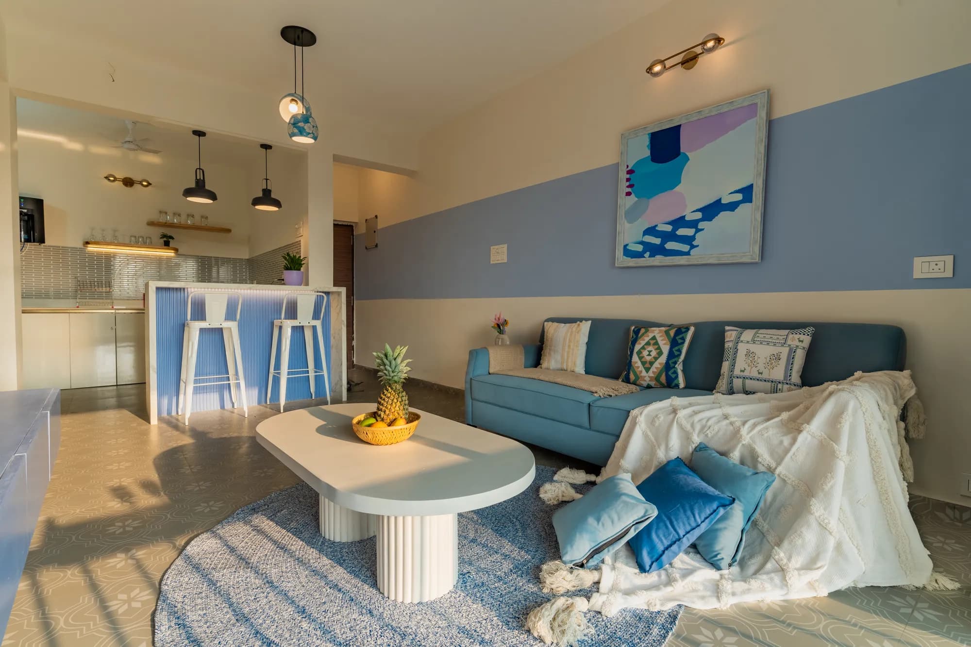 Summer Sky | 1BHK | Pool @thekiwistays photo 8