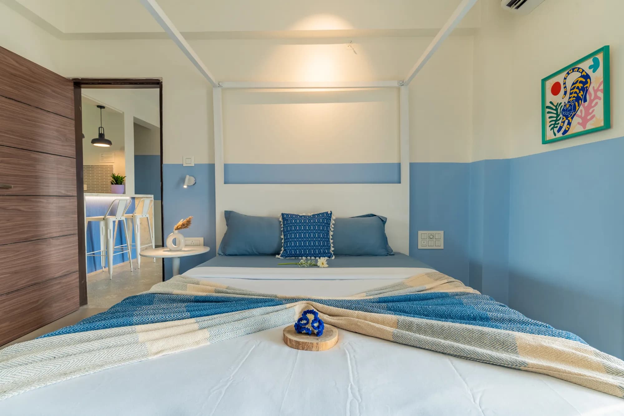 Summer Sky | 1BHK | Pool @thekiwistays photo 14